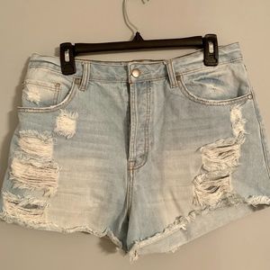 Easel Blue Jean Shorts